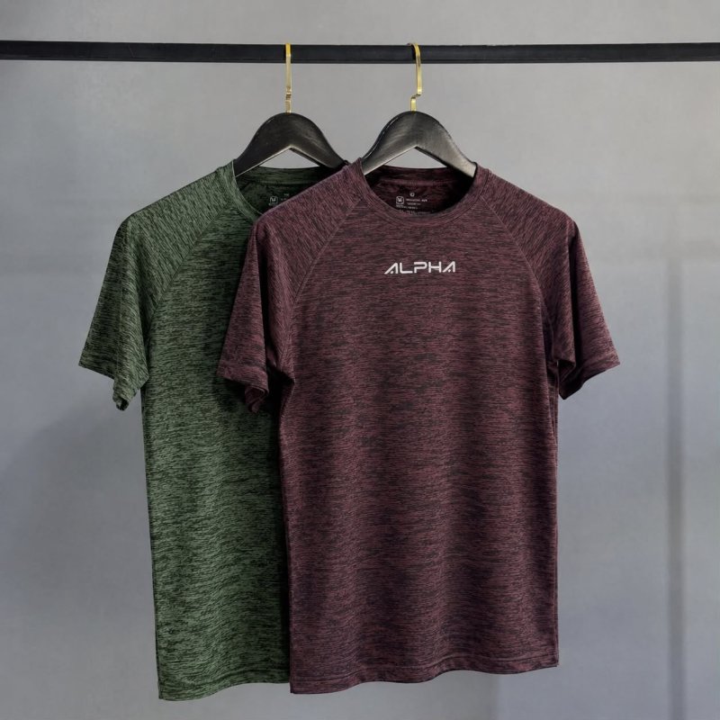 Kit 2 Camisetas Dry Alpha Masculina
