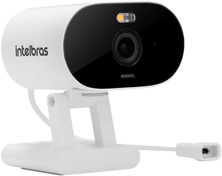 Intelbras iME 500 Full HD Wi-Fi Full Color - Câmera Externa Inteligente - Branco