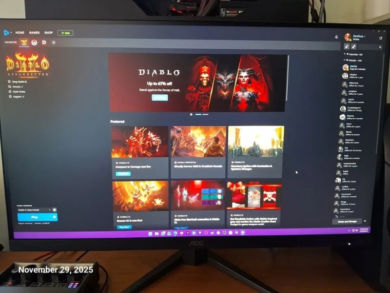 Monitor Gamer Aoc Agon Quad 27 - Q27g4f Preto + Frete Grátis