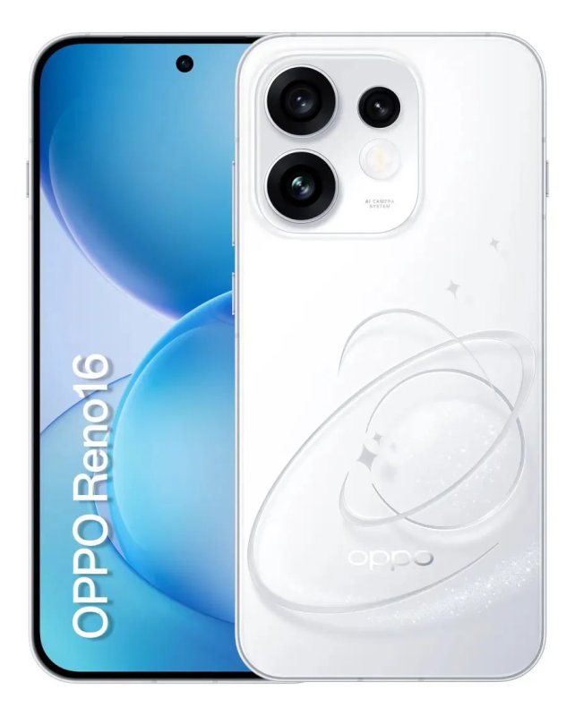 OPPO Reno 16 5G - 256GB 24GB RAM - Câmera 50MP SONY - Branco Aura