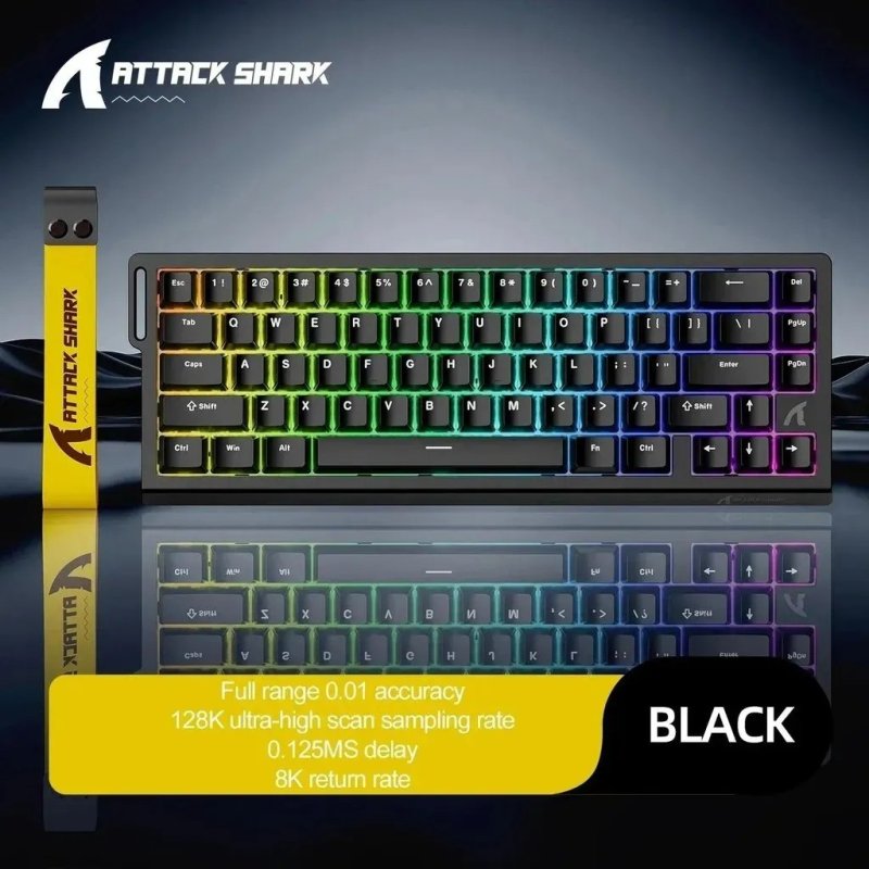 Teclado Magnético Attack Shark X68he