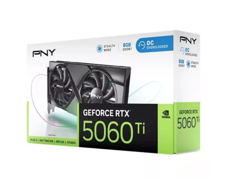 Placa de Vídeo PNY RTX5060TI OC 8GB