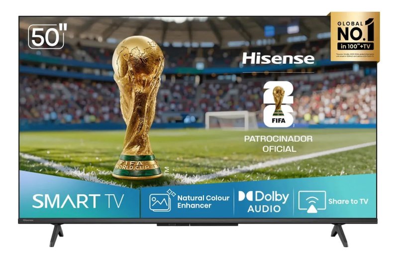 Hisense Smart TV FHD 50" - HDR10 DTS Virtual X - Alexa e Google Home