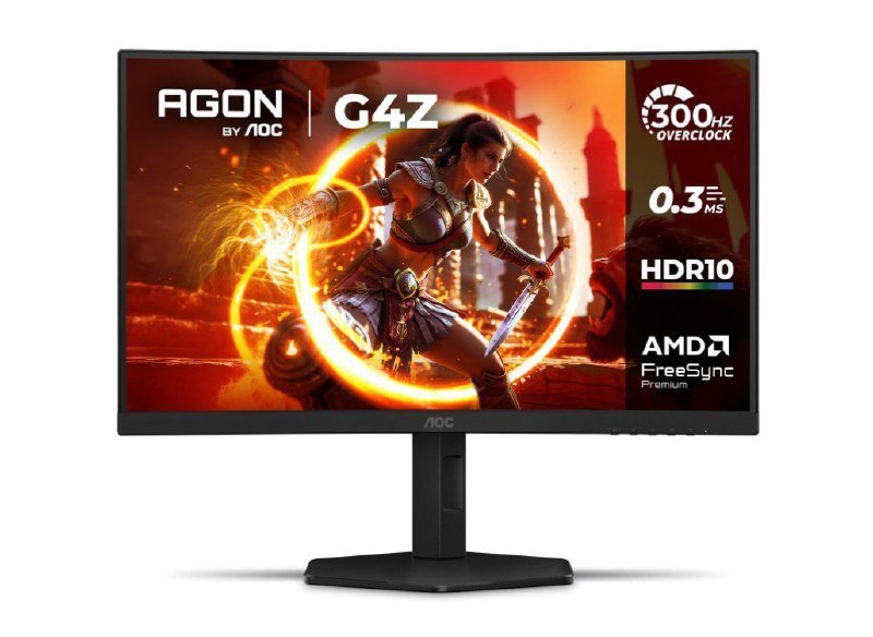 Monitor Gamer Curvo AOC AGON G4Z 27" de 300Hz