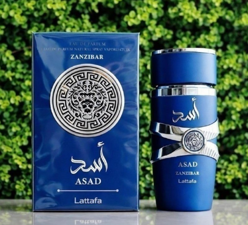 Perfume Lattafa Asad Zanzibar Limited 100ml árabe masculino genuino