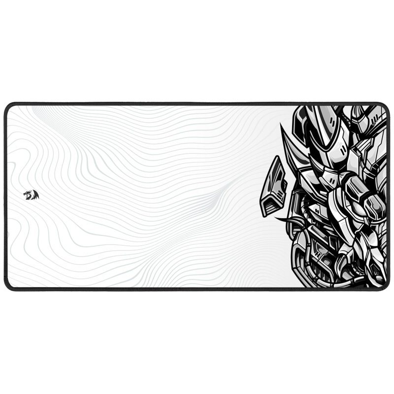 Mousepad Gamer Redragon Flick XL Special Edition Cypher Branco e Preto 400x900mm P032A