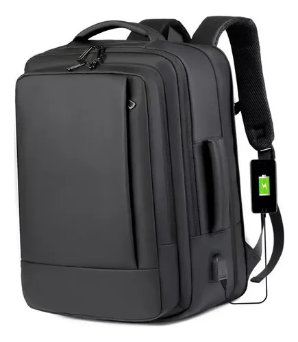Mochila À Prova D'água Reforçada Expansível Para Viagens Diá