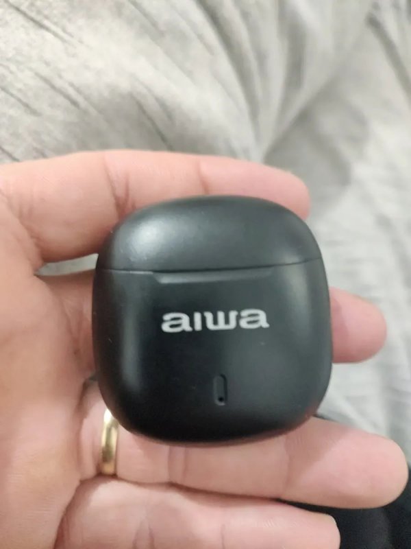 Fone de Ouvido Eardbud AIWA AWS-EB-05-B Bluetooth IPX4 24h