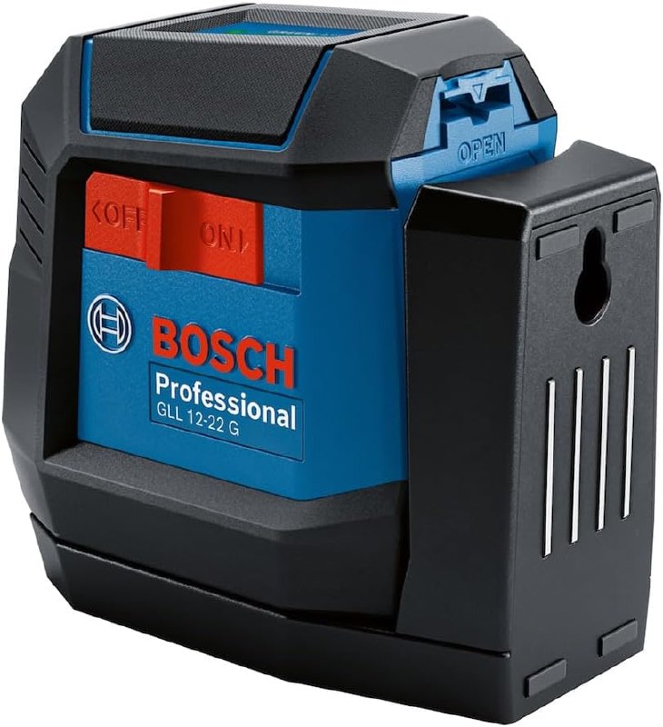 Bosch Nível a Laser Verde GLL 12-22 G - 12m Alcance - 1 Bateria + Suporte