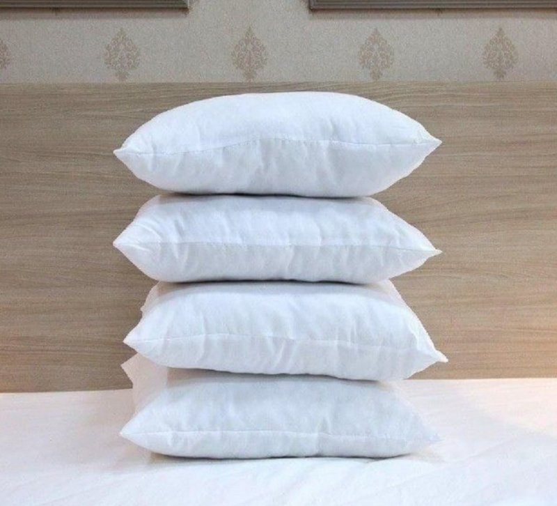 4 Travesseiros Antialérgico Impermeável 50x70 Super Macio Branco