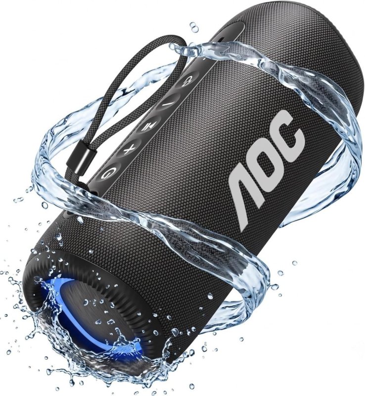 AOC ACS5311 Caixas de Som Portáteis Bluetooth 37W, IP67 à Prova D'água