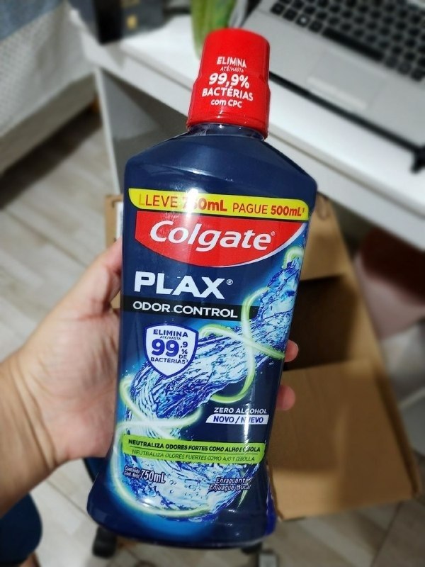 Enxaguante Bucal Colgate Plax Odor Control 750ml