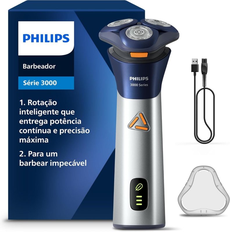 Barbeador Elétrico Philips Shaver Série 3000 6D S3881/00