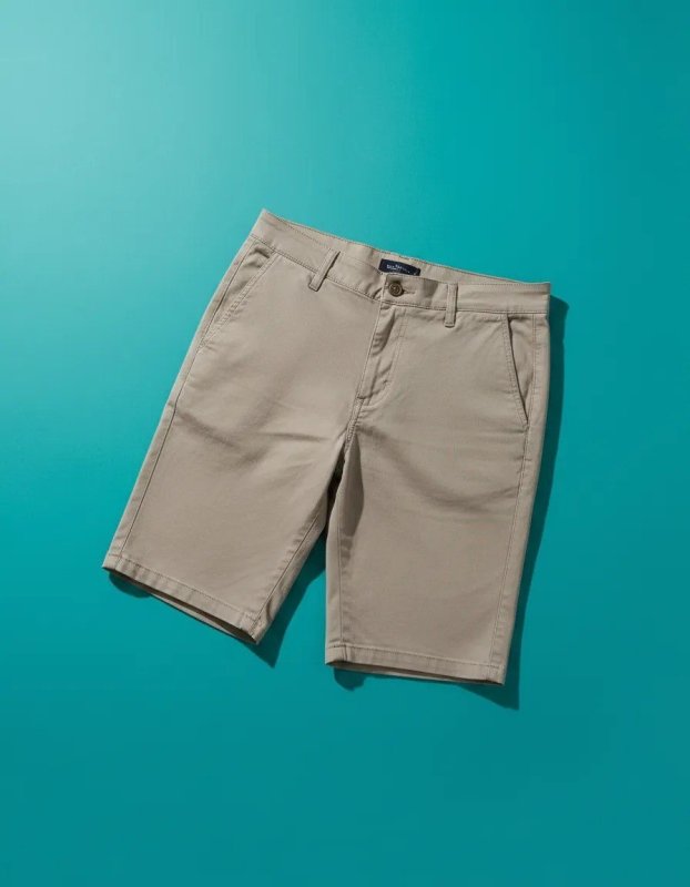 Bermuda Masculina Sarja Casual Sport Fino Elastano Elegante