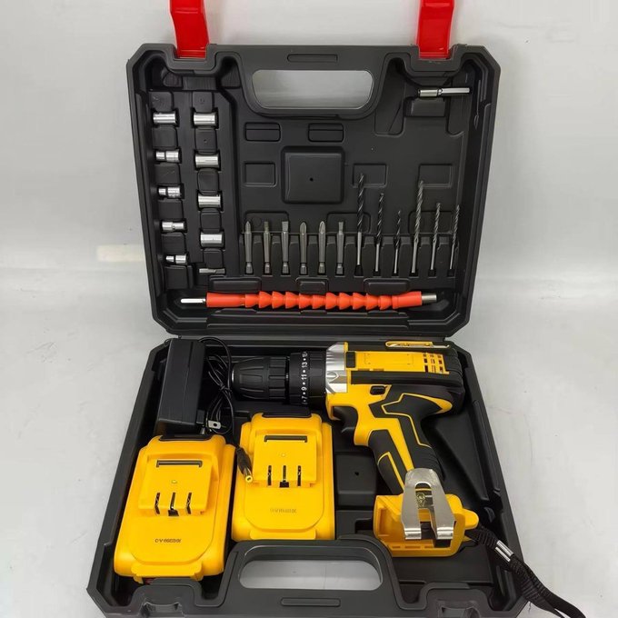 Parafusadeira Furadeira 48v Profissional 2 Baterias + Frete Grátis