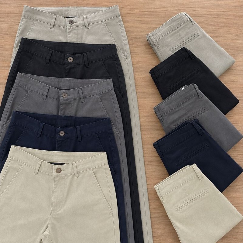 Calça Sarja Masculina Alfaiataria Social Sport Fino Slim