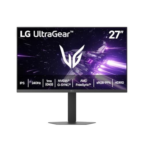 Monitor LG UltraGear™ 27G440A-B 240Hz FHD de 27" sRGB 99% (Typ.), 1ms (GtG), HDMI 2.0, NVIDIA® G-SYNC®, AMD FreeSync™ Premium