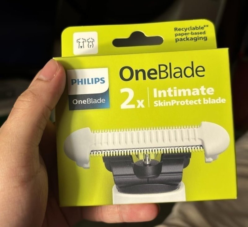 Lâmina de Reposição Philips OneBlade Skin Protect, Pacote com 2