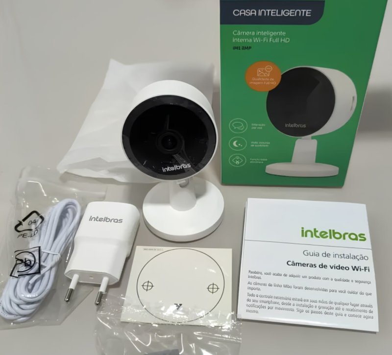 Câmera Intelbras IM1 Full HD 2MP com Alerta de Movimento Wi-Fi