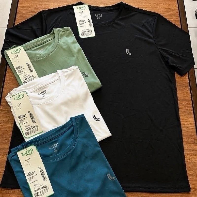 Kit 2 Camisetas Masculina Dryfit Lupo Premium Exercícios