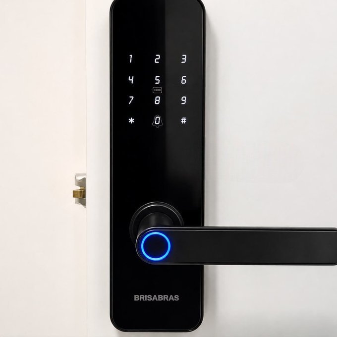 Fechadura Digital Biométrica Bluetooth Tuya Smart Vida + Frete Grátis