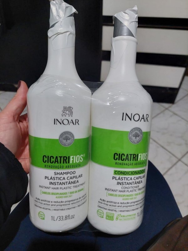 Kit CicatriFios Inoar Shampoo + Condicionador 1L