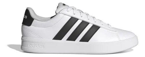 Tênis Feminino Grand Court 3.0 adidas Ftwwht/cblack/ftwwht Liso 35 Br