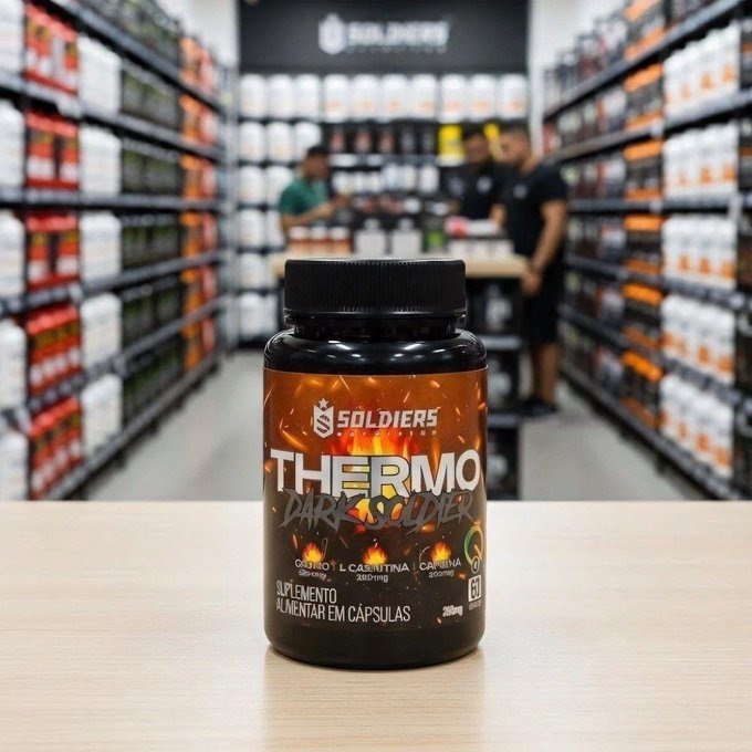 Termogênico Dark Cafeina 100% Importado Soldiers Nutrition