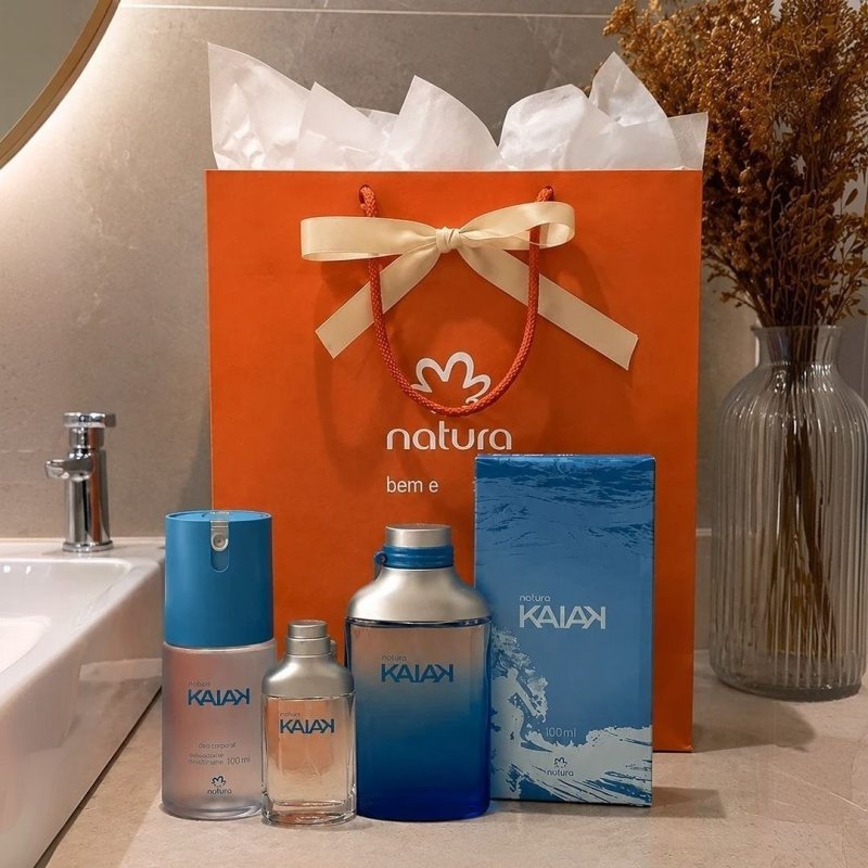 Kit Kaiak Clássico Natura Tradicional Masculino Original