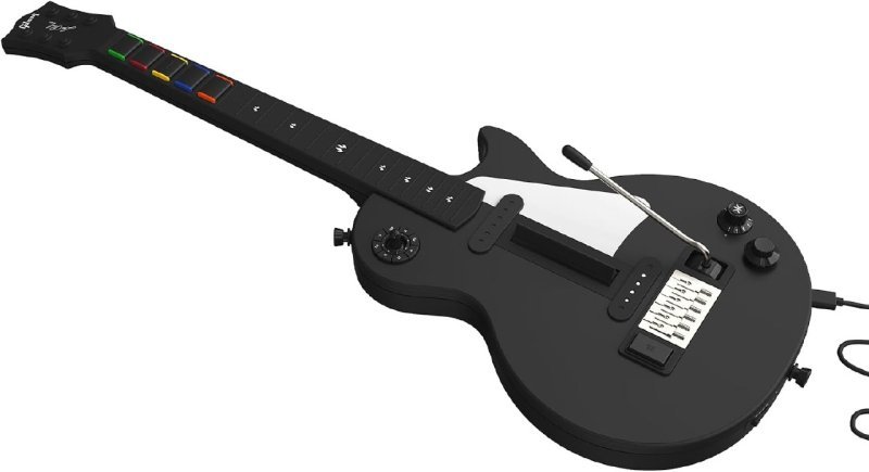 Controle Guitarra sem fio CRKD Gibson Les Paul Ebony Black
