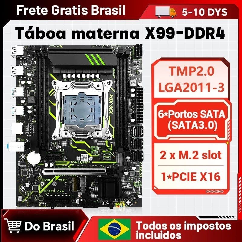 Kit X99 SZSJKJ XD4 + Xeon 2680v4