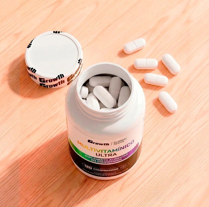 Multivitamínico Ultra 120 Comp. Growth Supplements