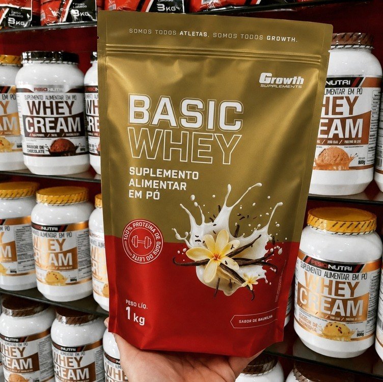 Basic Whey 1kg Growth Supplements