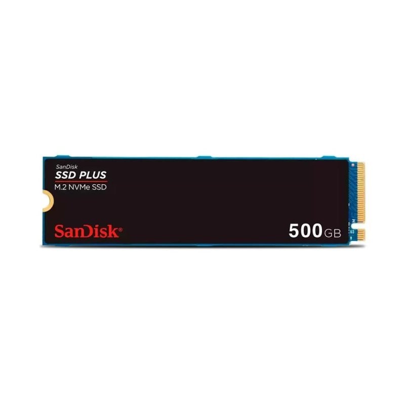 SSD SanDisk Plus NVMe, 500GB, M.2, PCIe, Gen3