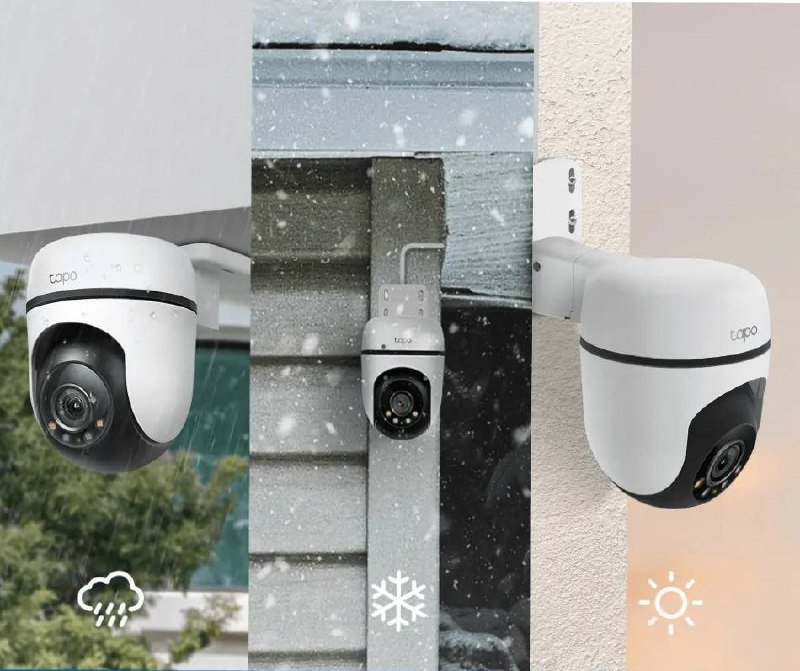 TP-Link Tapo C500 Câmera de Segurança Wifi 1080P 360° Colorida IP65