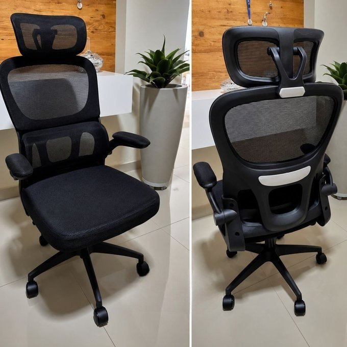 Cadeira de Escritório Ergonômica FivDaily C600 + Frete Grátis