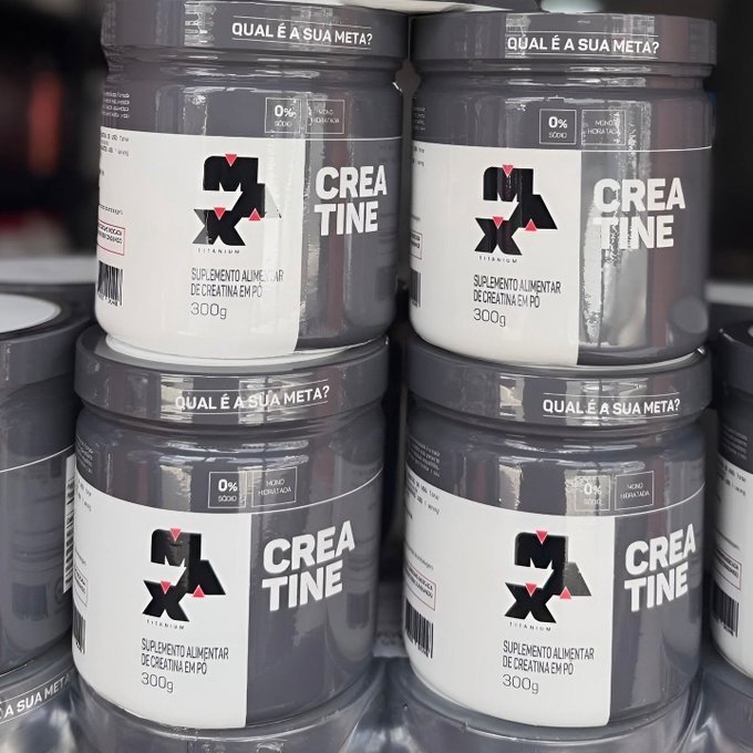 Kit com 2x Creatina 100% Max Titanium 300g