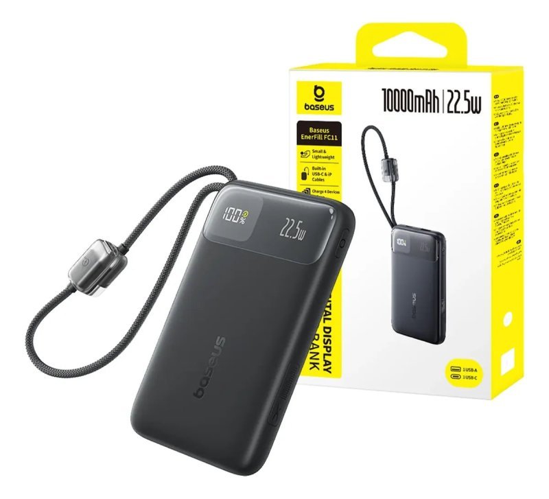 Baseus FC11 Power Bank 10000mAh 22.5W - Display Digital