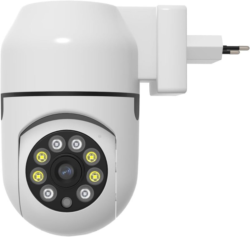 Câmera de Segurança WiFi 2MP Interna – 360° com Detecção Humana e Visão Noturna