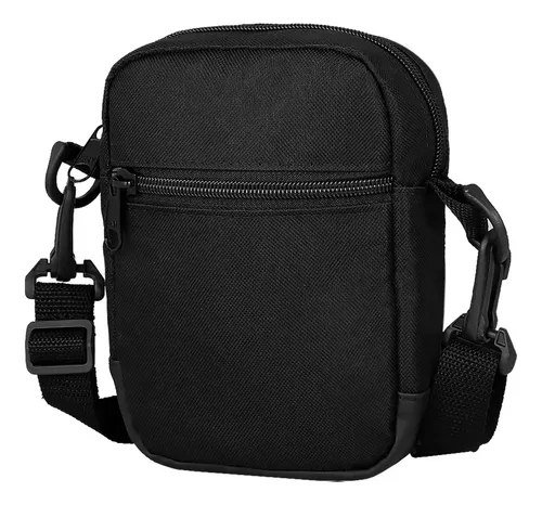 Shoulder Bag Preto Mini Everbags Bolsa Tira Colo Necessaire Preto Liso