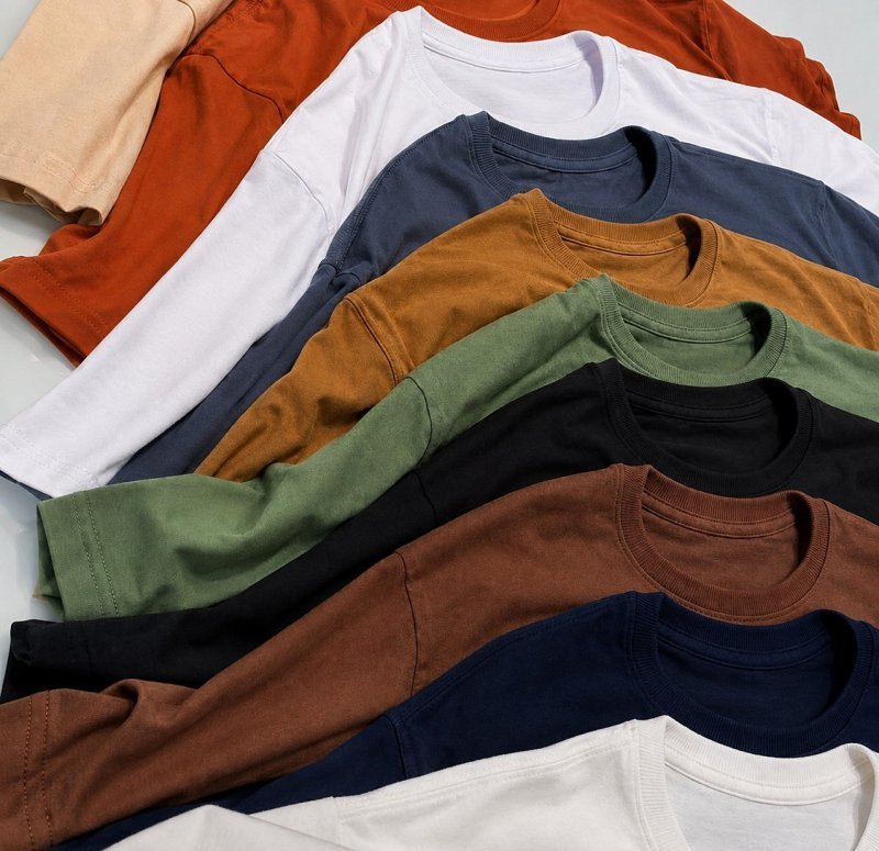 Kit 7 Camisetas Básicas Lisa Algodão Premium Masculina