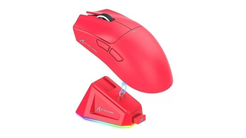 Mouse Gamer Sem Fio Attack Shark X11 Com Base