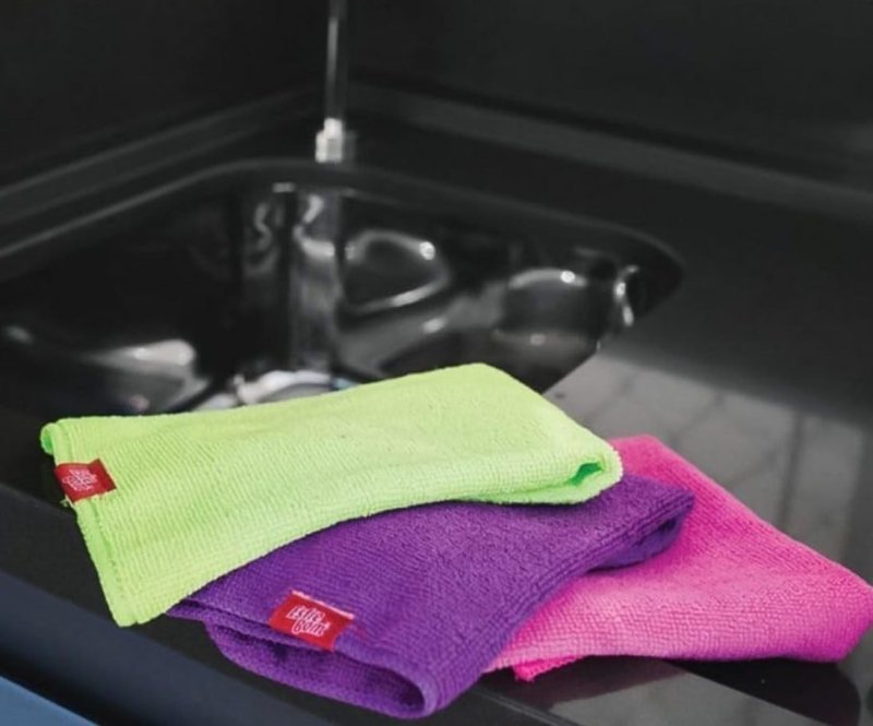 EsfreBom - Pano Alta Performance Multiuso, Com 3 Unidades, Cores - Rosa/Roxo/Verde, Bettanin