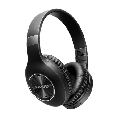 Aiwa Fone de Ouvido Headphone Bluetooth, ANC - Cancelamento de ruído, dobrável - AWS-HP-02-B