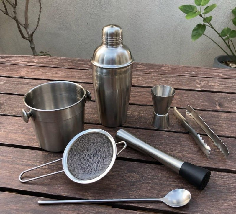 Coqueteleira Profissional Inox Prateado