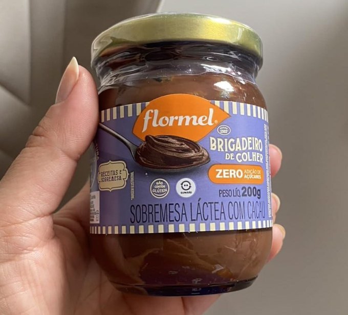 Brigadeiro de Colher FLORMEL Zero Açúcar 200g + Frete Grátis