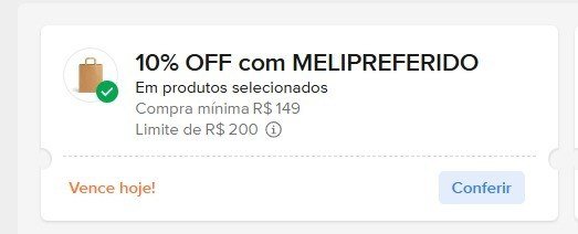 CUPOM LIBERADO NO MERCADO LIVRE COM LIMITE ALTO