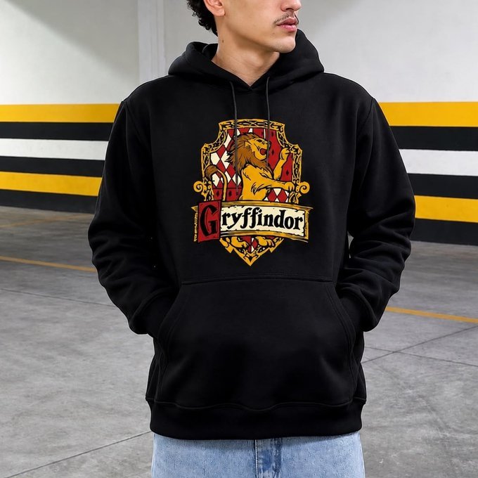 Blusa de Moletom Canguru Grifinória Harry Potter (9 cores) + Frete Grátis