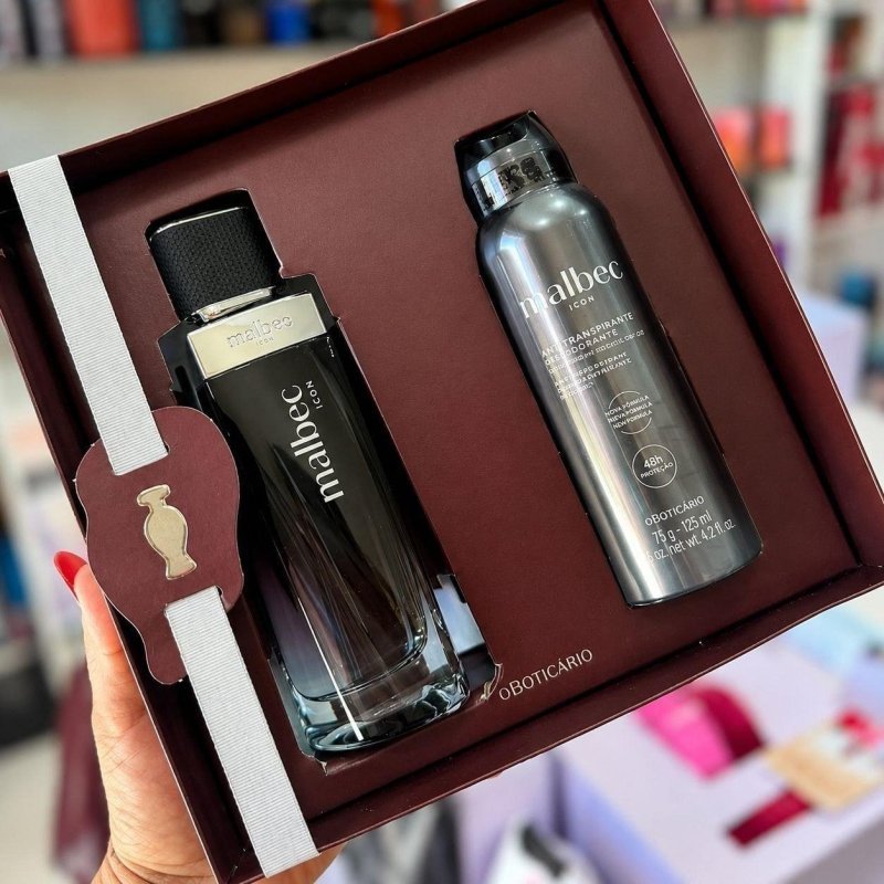 Kit Presente Malbec Icon O Boticário Masculino
