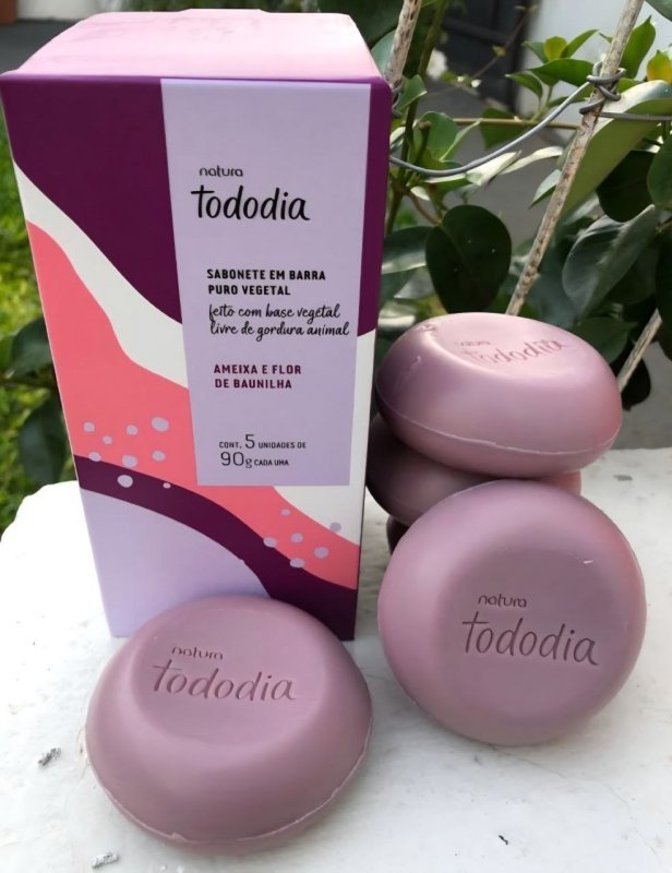 Sabonete em Barra Natura Tododia Ameixa e Baunilha 5un 90g